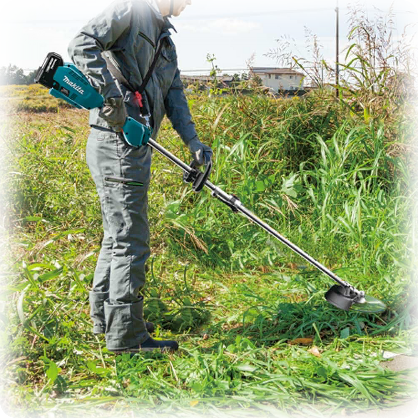 Makita DUX18Z mootoriplokk – kasutus aiatöödel